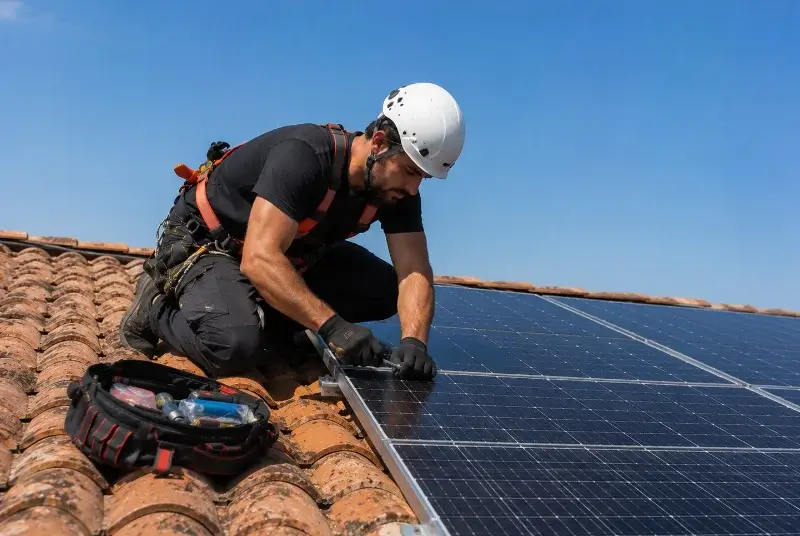 Maintenance et monitoring de panneaux solaires à Saint-Paul-en-Born